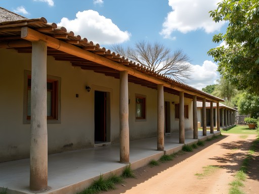 Traditional climate-adapted architecture in Antsiranana with scientific measurements of temperature differentials being recorded