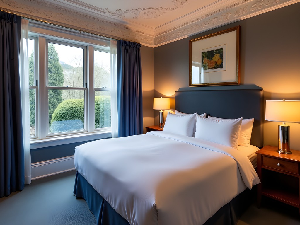Elegant boutique hotel room in Ponsonby with heritage features and modern luxury touches