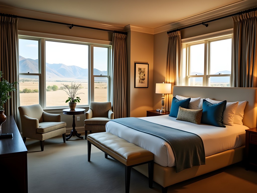 Mountain view suite at The Northern Hotel in Billings Montana