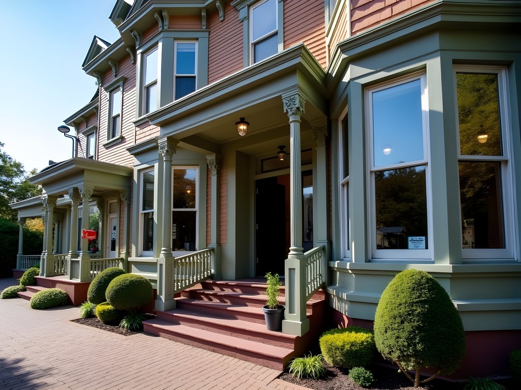 Victorian-style Thorny Lea Inn in downtown Brockton with business amenities