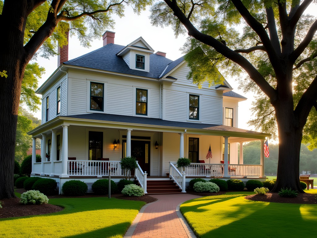 Historic Captain's Manor B&B in Chesapeake with traditional maritime architecture