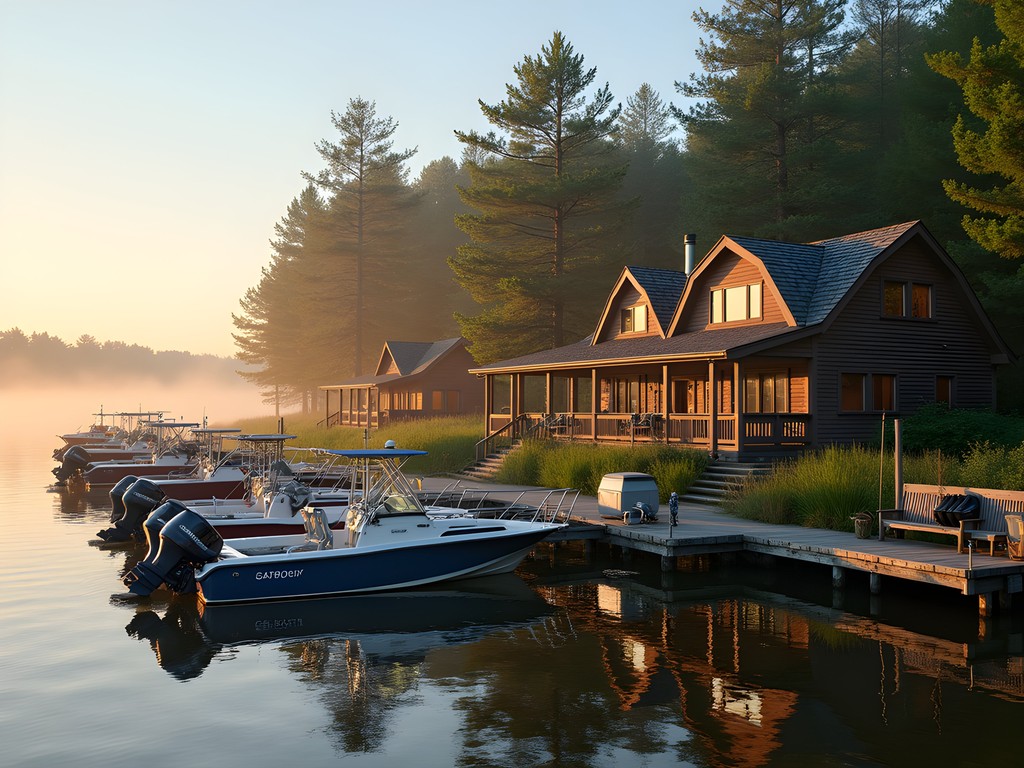 Waterfront fishing lodge in Chesapeake with private dock and fishing amenities
