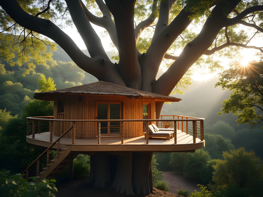 Luxury treehouse accommodation at The Treehouse Guest Lodge near East London