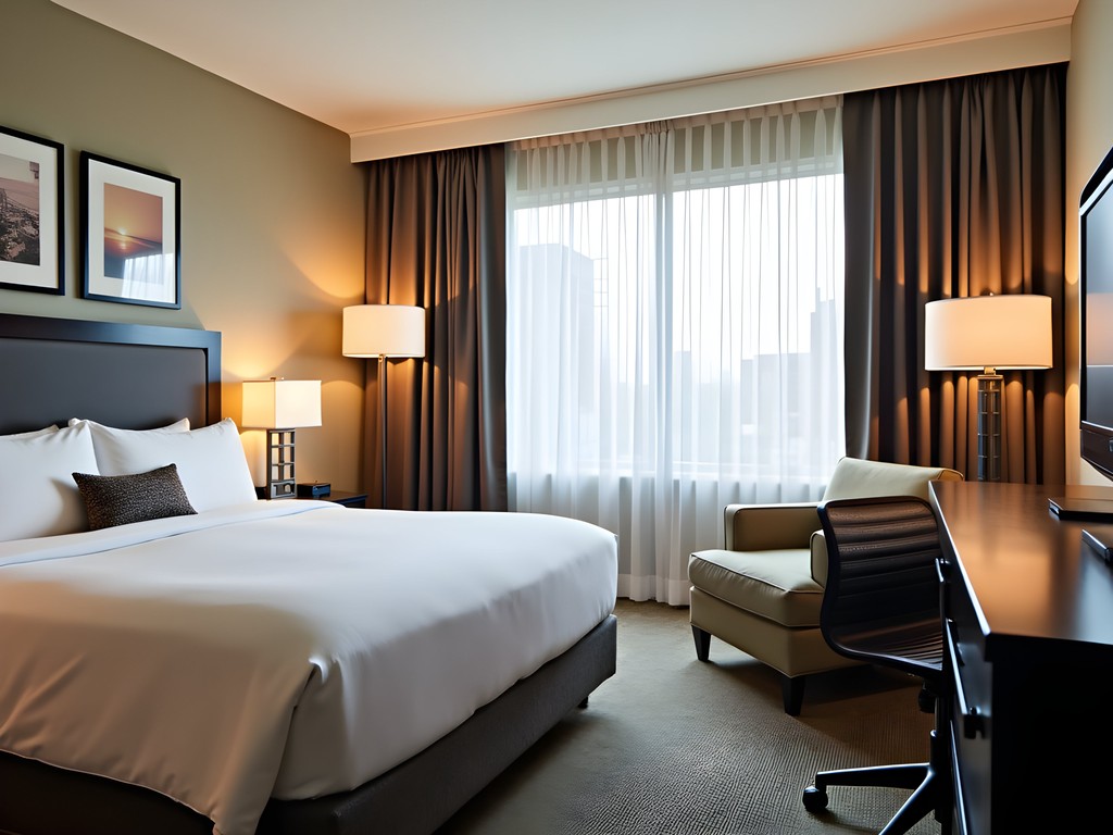 Modern suite interior at Greenville Inn & Suites with Delta-inspired decor elements
