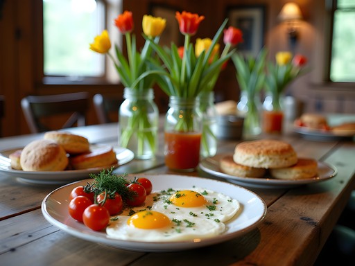 Farm-to-table breakfast at Hopkinsville Harvest House B&B