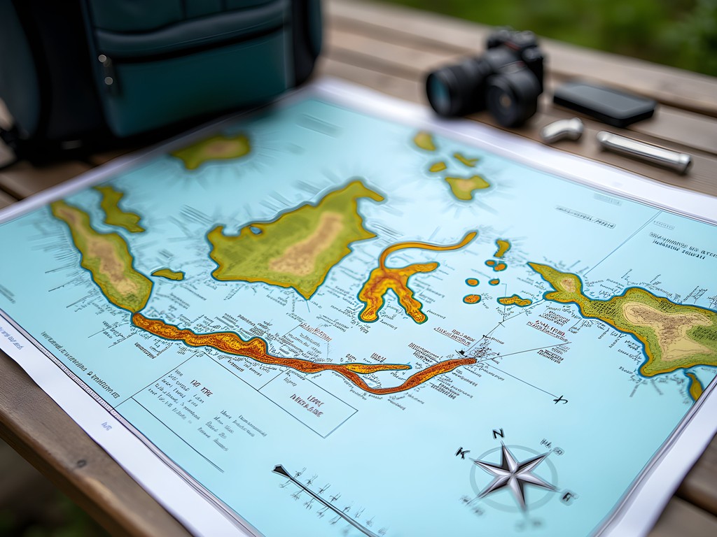 Detailed signal strength map from Jakarta to Singapore with connectivity hotspots