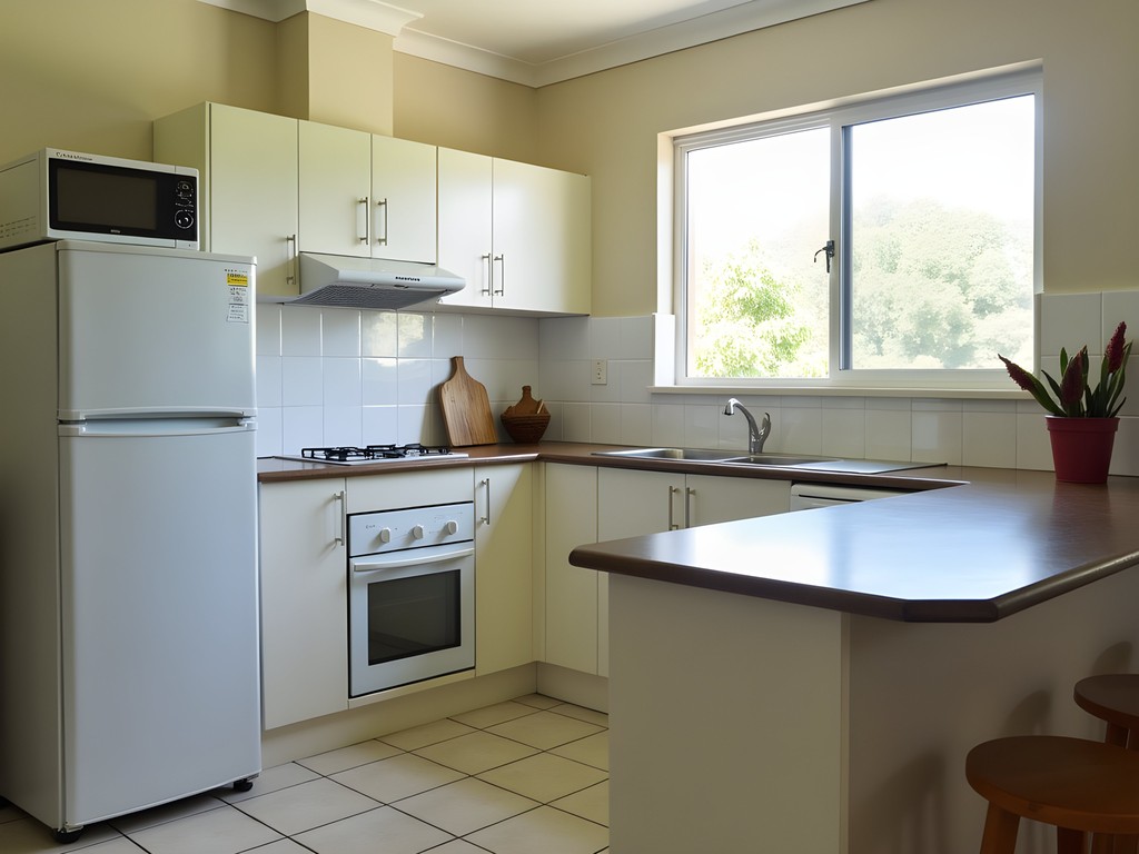 Fully equipped kitchen in Fiji Hideaway Apartments