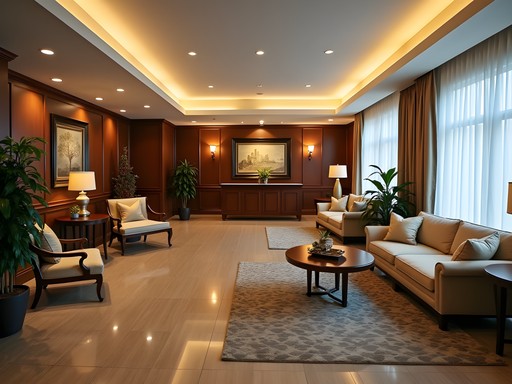 Travel expert Brandon Johansson reviewing hotel amenities in Naperville