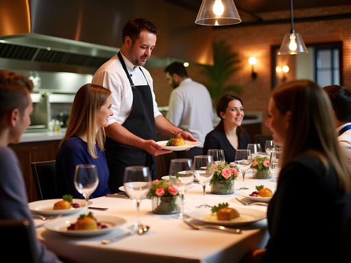 Chef's table experience at Mill & Main restaurant in The Nashua Grand Hotel