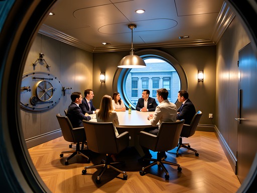 Unique meeting space in former bank vault at The Commerce Hotel in Pawtucket