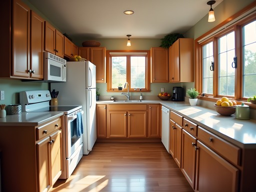 Spacious Airbnb kitchen in Rochester Minnesota perfect for families on extended medical stays