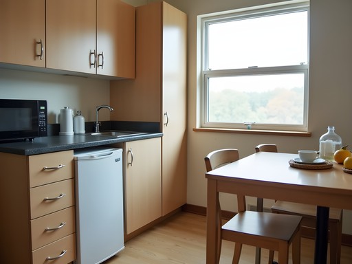 Family-friendly hotel kitchenette in Rochester Minnesota extended stay accommodation