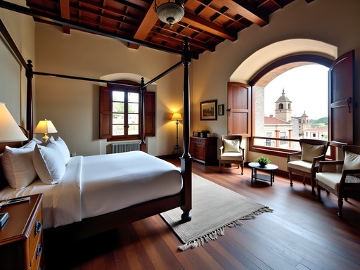 Historic luxury suite in the Gunpowder House boutique hotel in St. John's heritage district, Antigua