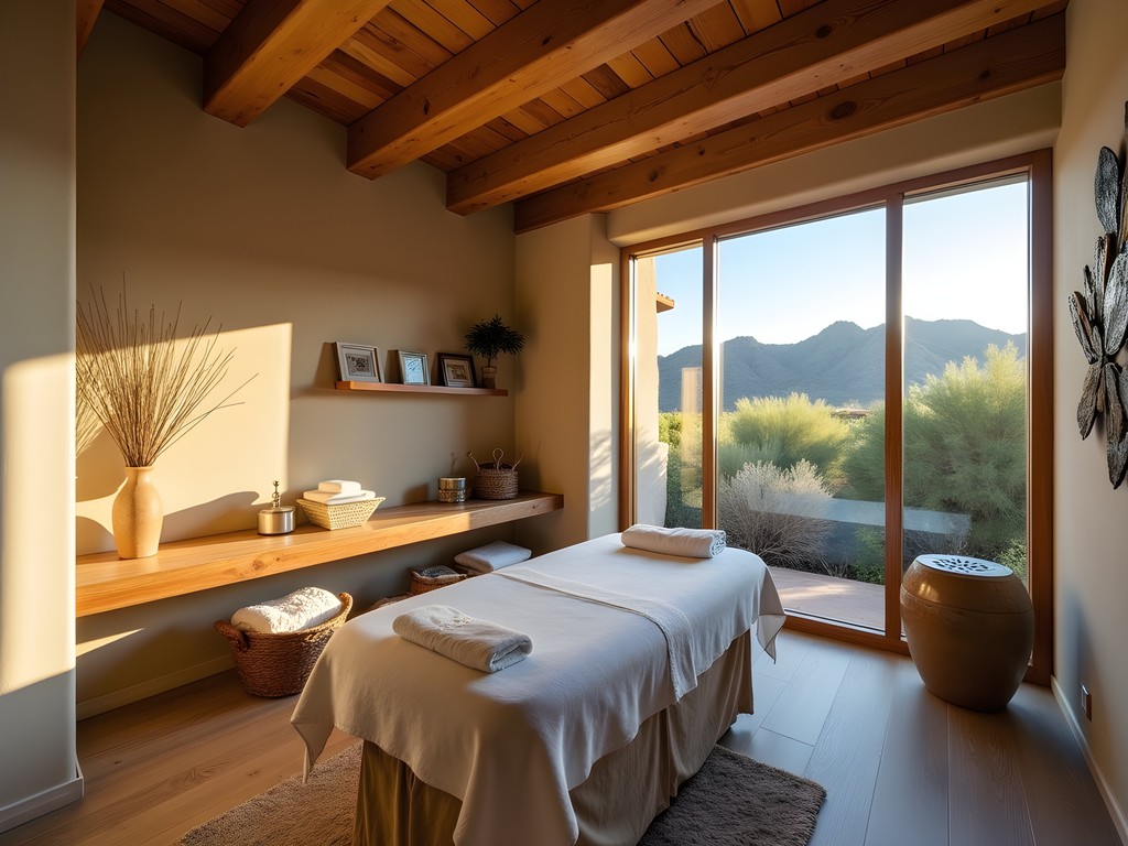 Luxury spa treatment room at The Phoenician Resort near Tempe