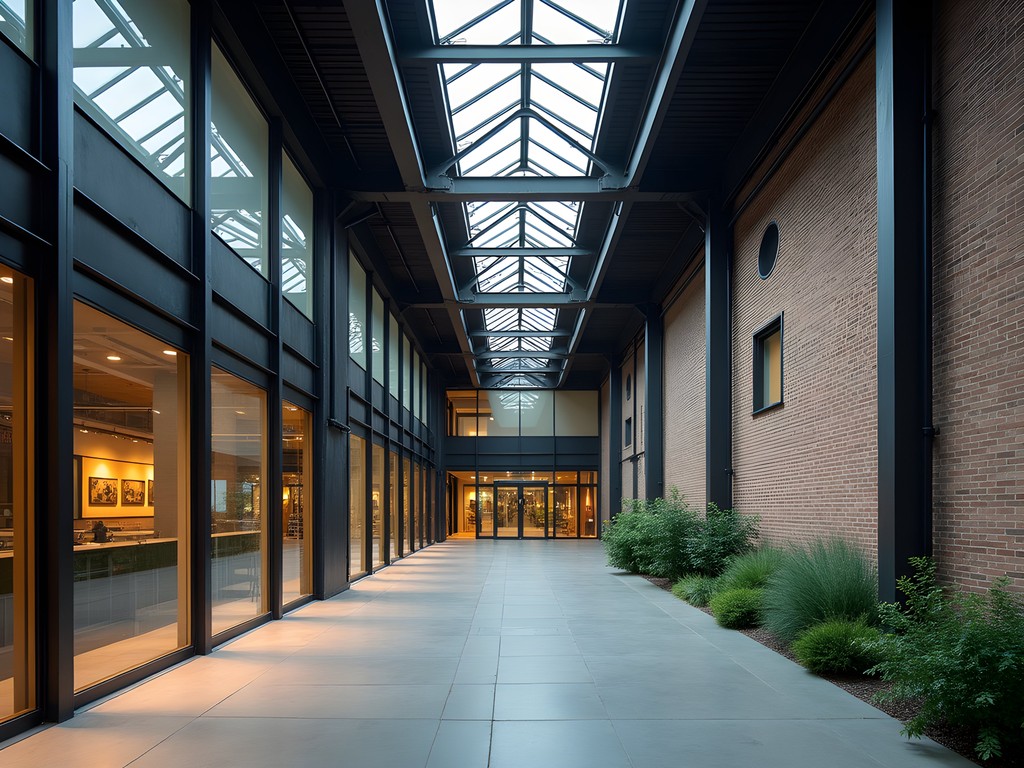 Transformed industrial spaces in Zürich-West showing adaptive reuse architecture