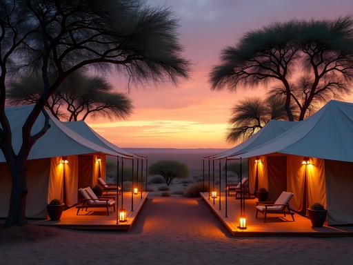 Safari Under Stars: Wilderness Camping in Botswana's Kalahari Desert