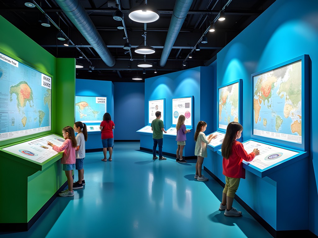 Interactive exhibit at Discovery Place Science museum in Charlotte