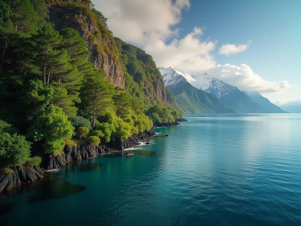 Visual journey from Amazon greenery to Antarctic landscapes