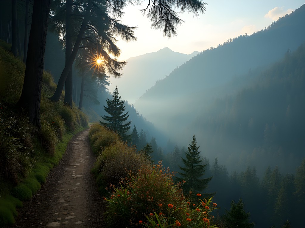 Early morning wildlife viewing in Bumthang Valley forest edge