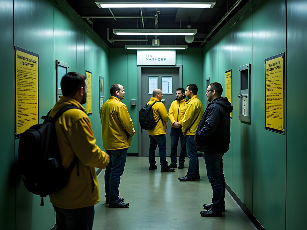 Radiation monitoring checkpoint at Chernobyl Exclusion Zone exit