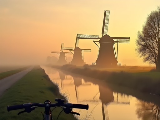 Cycling the Dutch Waterways: Kinderdijk to Rotterdam Adventure Route
