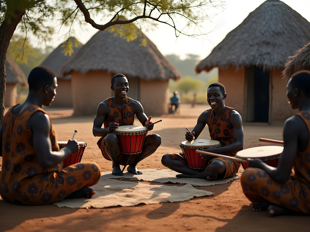 Traditional music performance at Mugurameno village near Lower Zambezi National Park