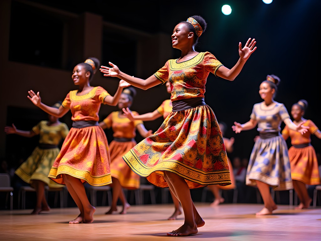 Traditional Kenyan dancers performing at Bomas of Kenya cultural center