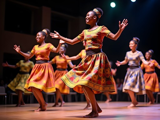 Traditional Kenyan dancers performing at Bomas of Kenya cultural center
