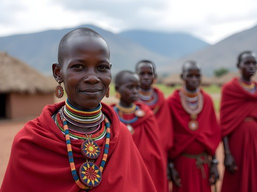 Traditional Maasai village visit near Ngorongoro Conservation Area