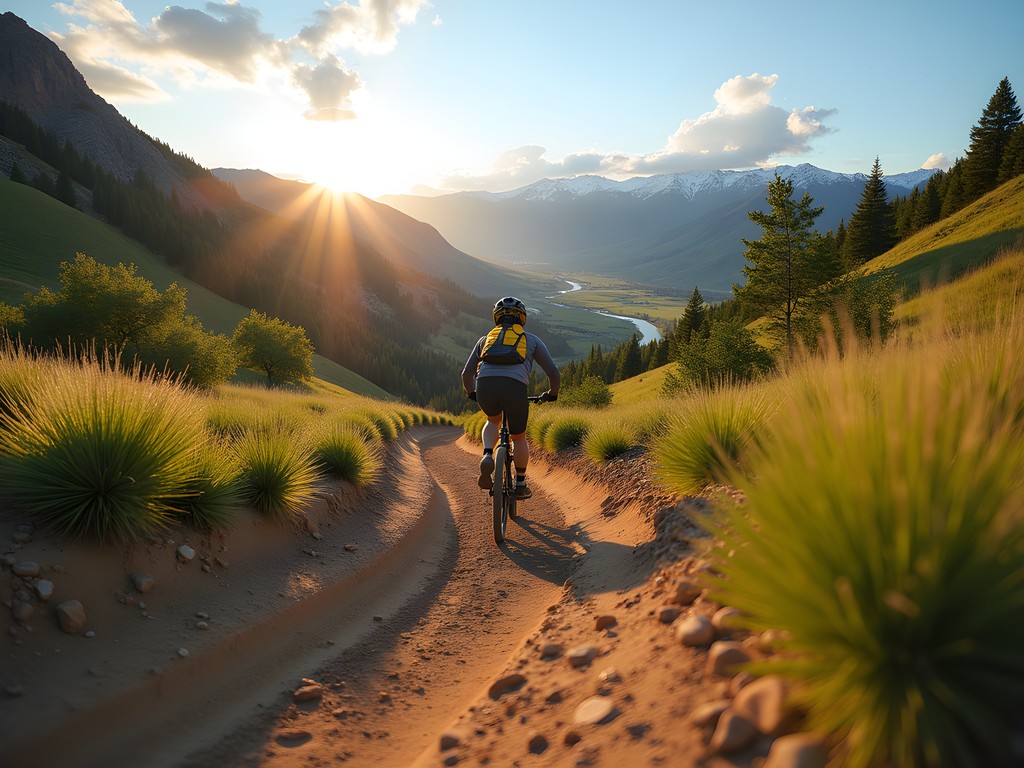 Mountain bikers navigating scenic singletrack trails overlooking Ogden Valley