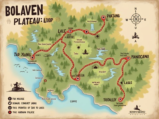 Bolaven Plateau Adventure Guide: Waterfalls and Coffee Farms Near Pakse