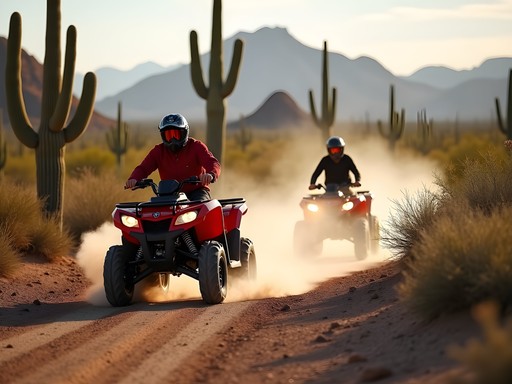 ATV adventure through rugged Sonoran Desert terrain near Phoenix