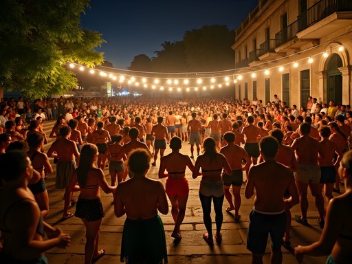 Authentic samba night gathering at historic Pedra do Sal in Rio de Janeiro