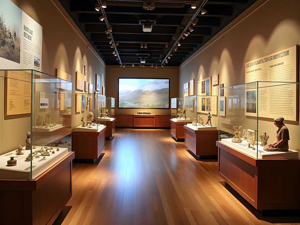 Wind River Heritage Center museum exhibits on Eastern Shoshone and Northern Arapaho culture