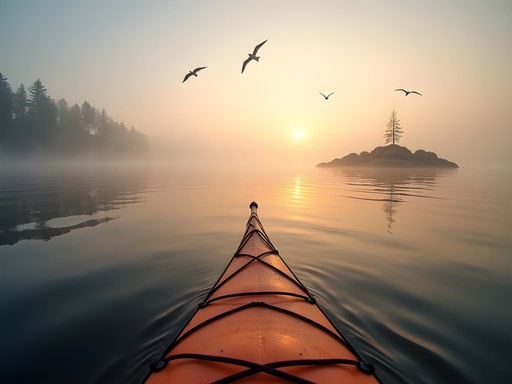 Wildlife watching from kayak in Stockholm Archipelago