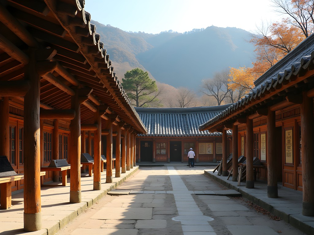 Traditional Truku architecture and cultural displays at Buluowan Terrace