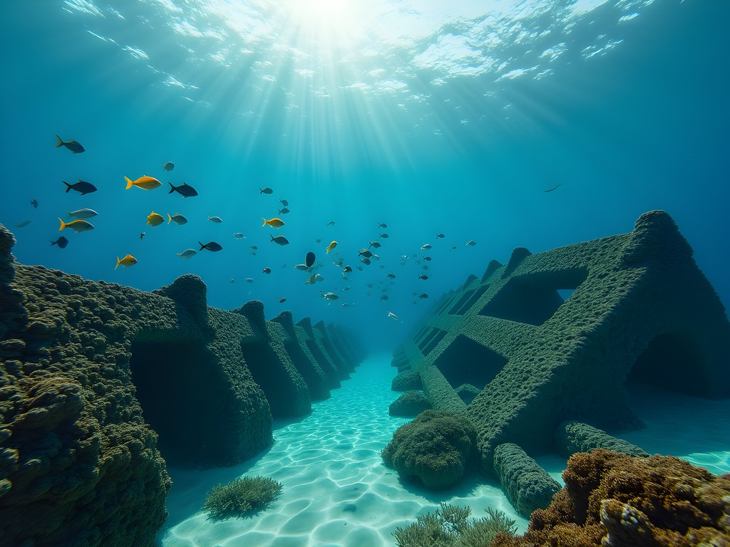 Snorkeling at Tangalooma Wrecks with colorful fish and coral formations
