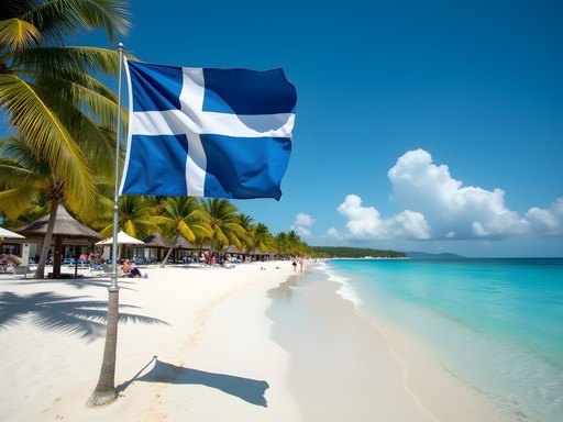 Blue Flag certification at Playa Dominicus with pristine beach conditions