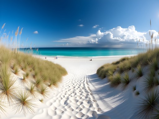 Natural dune system at Haulover Beach with Atlantic Ocean views