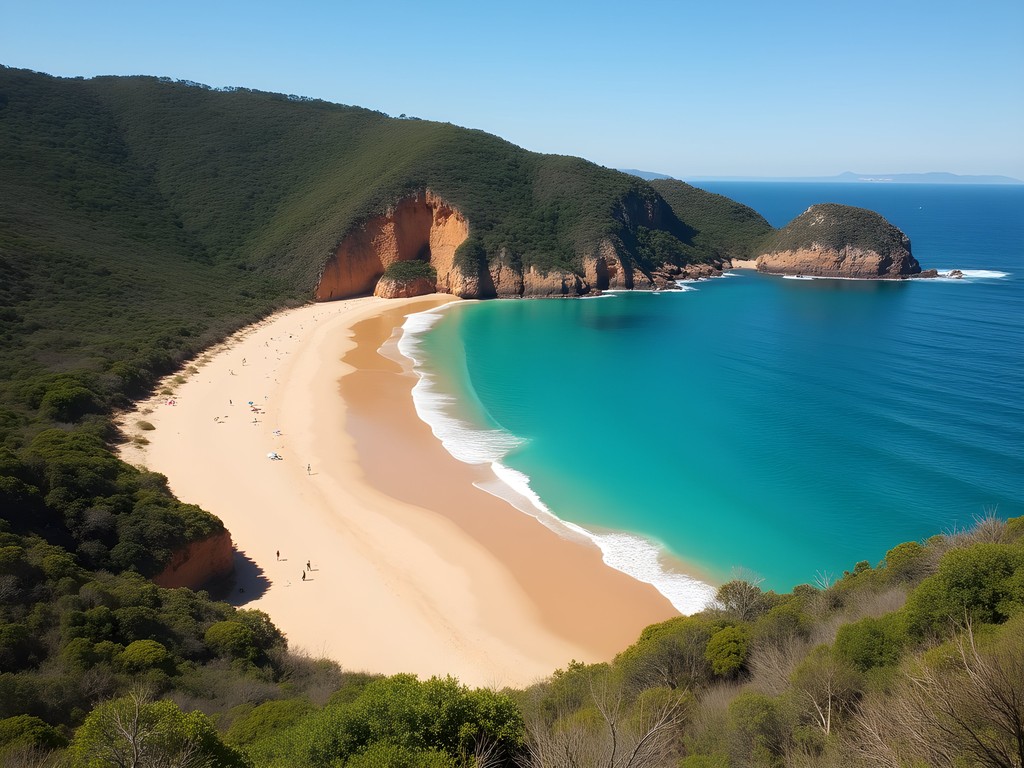 Pristine Congwong Beach in Kamay Botany Bay National Park