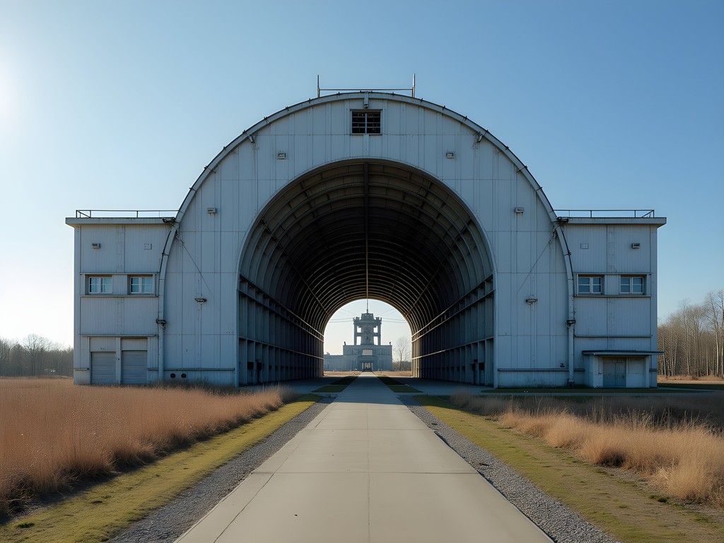 Chernobyl reactor 4 with new safe confinement arch structure