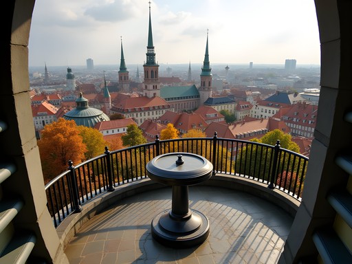 View from the Round Tower Observatory in Copenhagen