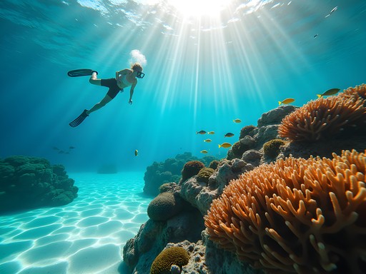 Snorkeling at Cemetery Reef in George Town, Cayman Islands