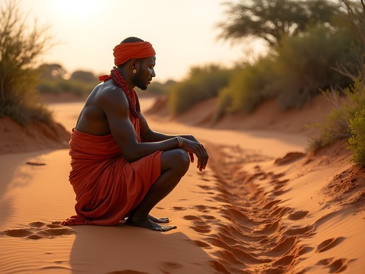 San cultural experience in the Kalahari Desert