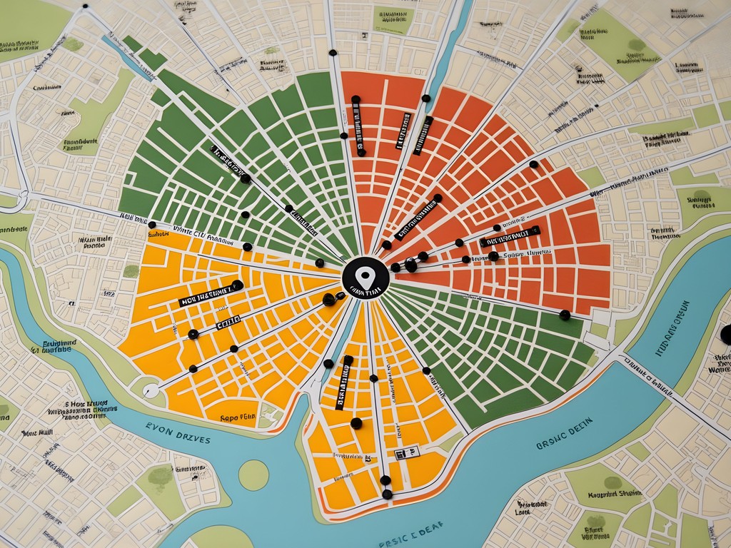 Map showing affordable accommodation options across London's neighborhoods