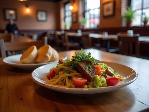 Farm-to-table meal at Republic Café in Manchester featuring seasonal New Hampshire ingredients