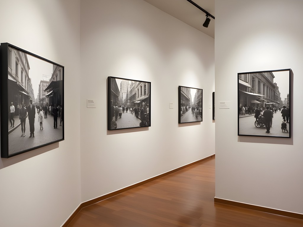 Samuel Green examining historical photographs at the Museo Archivo de la Fotografía in Mexico City