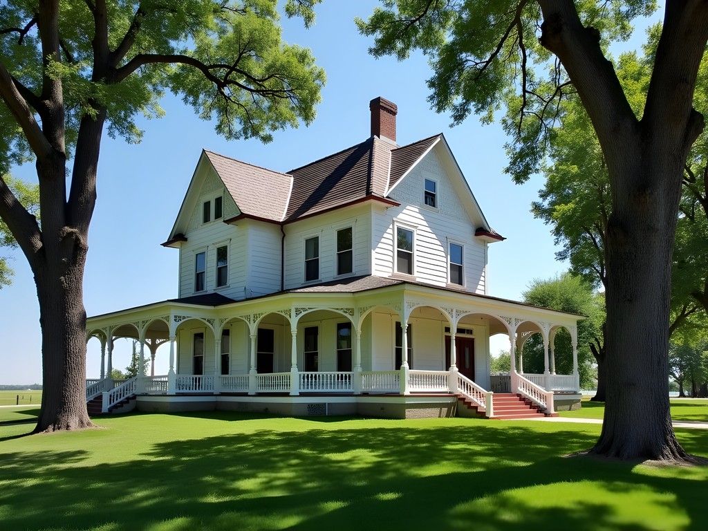 Historic Buffalo Bill Cody's Scout's Rest Ranch mansion in North Platte Nebraska