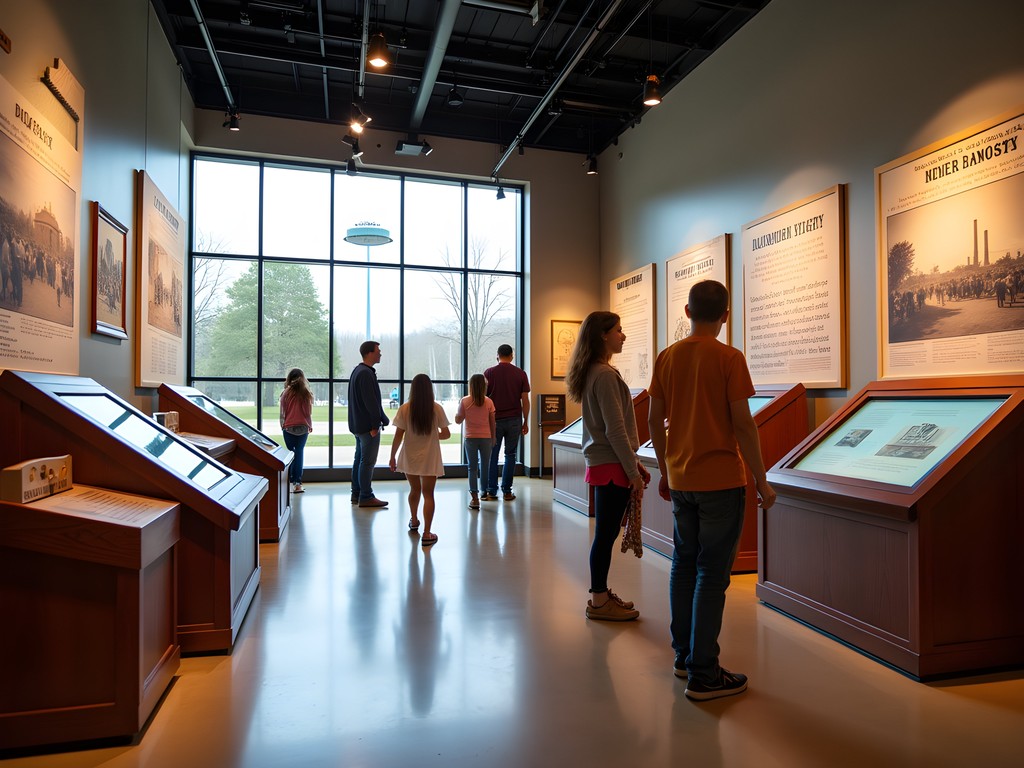 Interactive exhibits at Smoky Hill Museum in Salina Kansas