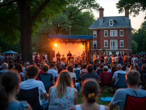 Summer evening concert at Mill Hill Park in Trenton